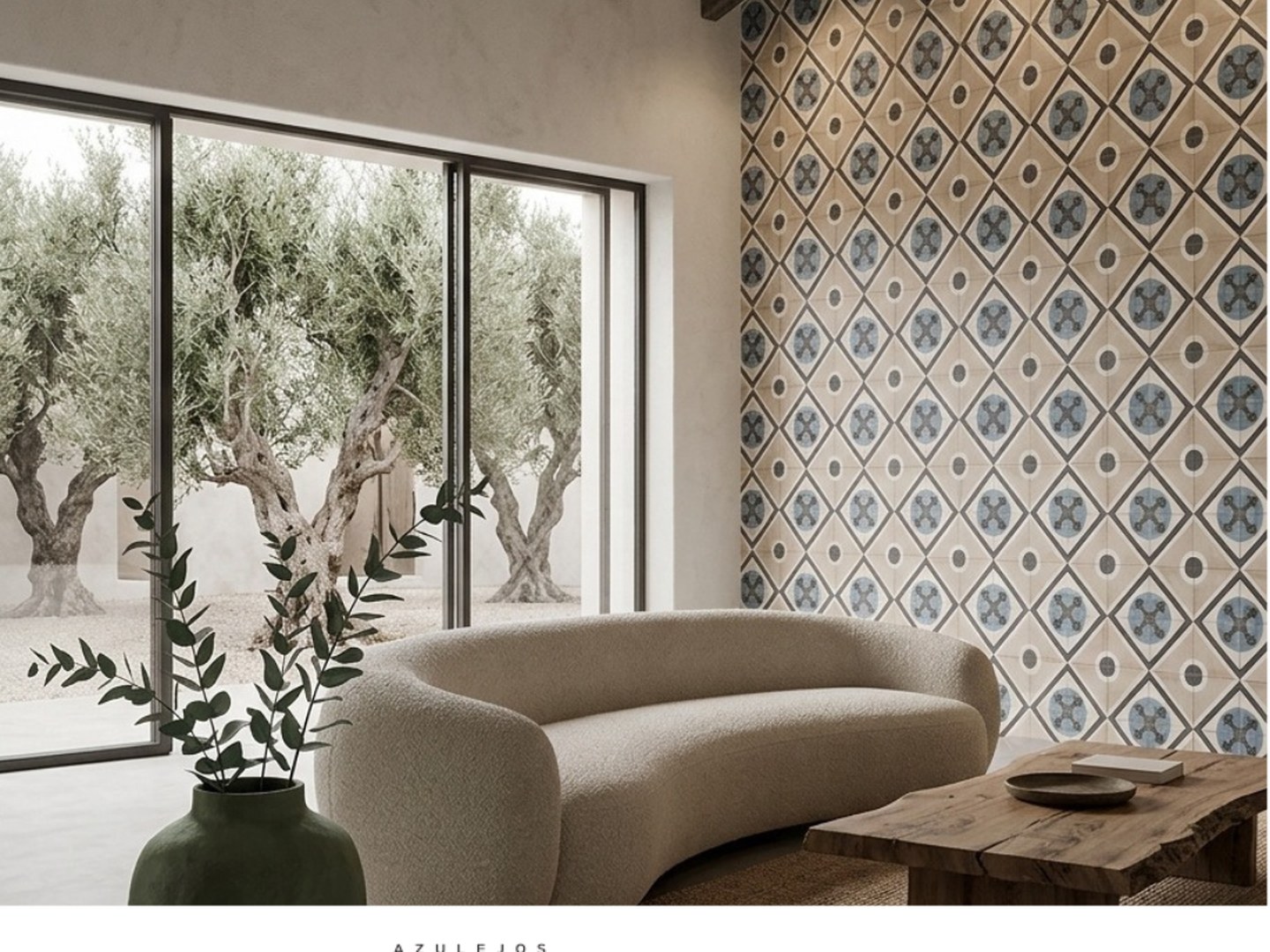 Niceville 20×20 · Salón — interior español con cerámica de 20×20